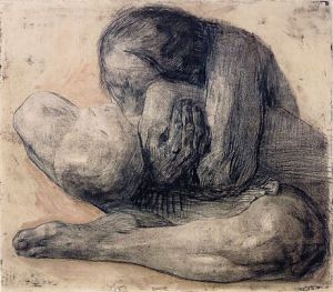 Woman with Dead Child Etching by Kollwitz, 1903
