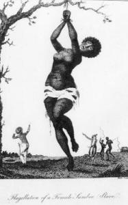 Flagellation of a Female Samboe Slave (1796) by William Blake.  Citation: Wikimedia/Public domain